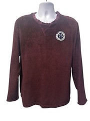 Cedarwood State Plush Microfiber Long Sleeve Mens Sweatshirt Large Soft Shirt