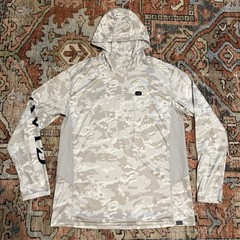 Avid Hoodie UV Protection Fishing Performance Hoodie W/ gator – Camo Men Large