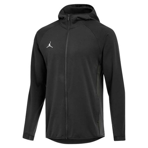 Nike Jordan Jumpman Showtime Zip Up Hoodie Size L Black White FQ5378 010