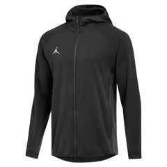 Nike Jordan Jumpman Showtime Zip Up Hoodie Size L Black White FQ5378 010