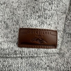 Quiksilver Mens Keller Hoodie Light Gray Heather Size L Sweater Pullover