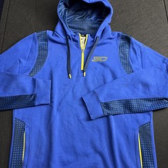 Under Armour All Season Gear Stephen Curry Hoodie Mens Large Loose Blue warriors
