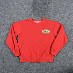 Morgan Wallen Sweatshirt Mens Medium Red Crewneck Fleece One Night At A Time 865