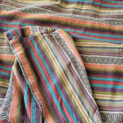The Territory Ahead Men’s XXL Cotton Striped Pullover Hoodie Aztec Multicolor