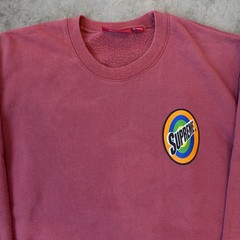Supreme Spin Crewneck Sweatshirt Tide Logo Red Spring Summer 2016 Men’s Medium