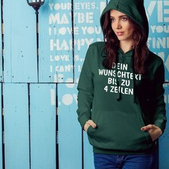 Personalised Custom Text Hoodie – Hooded Sweatshirt Unisex Mens Womens, Gesc