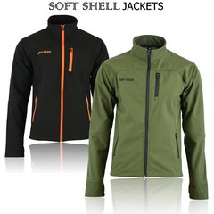 Men’s Soft Shell Fleece Jacket Waterproof Outdoor Work Windproof Casual Jackets