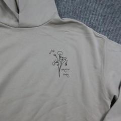 Blackberry Farm Hoodie Mens M Gray Pullover Hooded Graphic Fleece Oversized NWOT