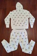 VTG Champion Reverse Weave Track Sweat Suit Size XL-L See Description All Over