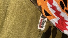 A Bathing Ape BAPE x READYMADE TigerShark Green Camo Full Zip Hoodie