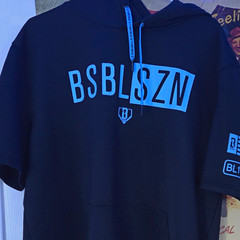 BL101 Men’s Black Pullover Hoodie L Regular Graphic Print Logo Drawstring Hooded