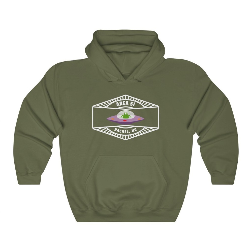 Area 51, Rachel, Nevada, Unisex Heavy Blend™ Hooded Sweatshirt
