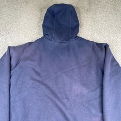 L.L. Bean Katahdin Iron Works Hoodie Men 2XLT Blue Sherpa Lined Full Zip Outdoor
