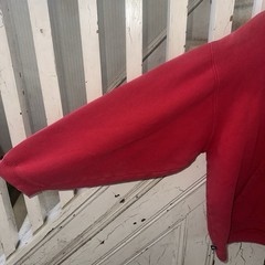 Vintage Y2K Quicksilver Embroidered Hoodie Sweatshirt Red Logo Boys Size XL