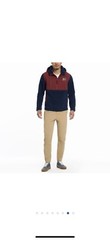 HURLEY Men’s Sherpa Anorak Half Zip Pullover Hoodie, Size X-Large, Obsidian