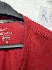 Nike Dri-FIT Red T-Shirt Men’s Athletic Short Sleeve Crew Neck RO