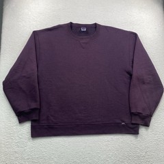 Vintage Russell Athletic Sweatshirt Men Medium Purple Plum Blank Y2K Dri Power
