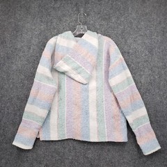 Earthbound Trading Hoodie Sweater Men Small 34-36 Molina Striped Pullover Baja