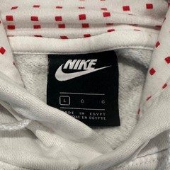 Nike Schematic Story of Swoosh Pullover Hoodie White CQ7164-100 Men’s Large