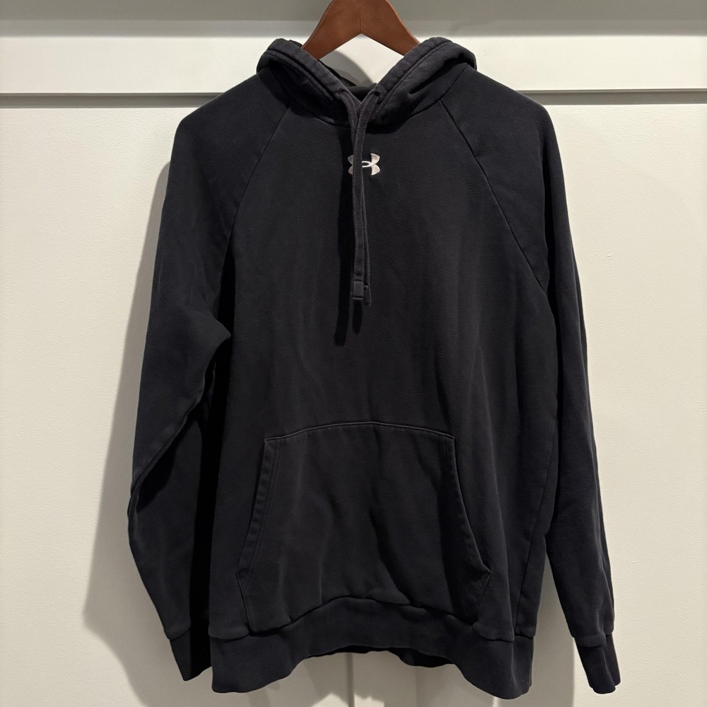 Under Armour Hoodie Mens Medium Pullover Sweatshirt Kangaroo Pocket 1379757