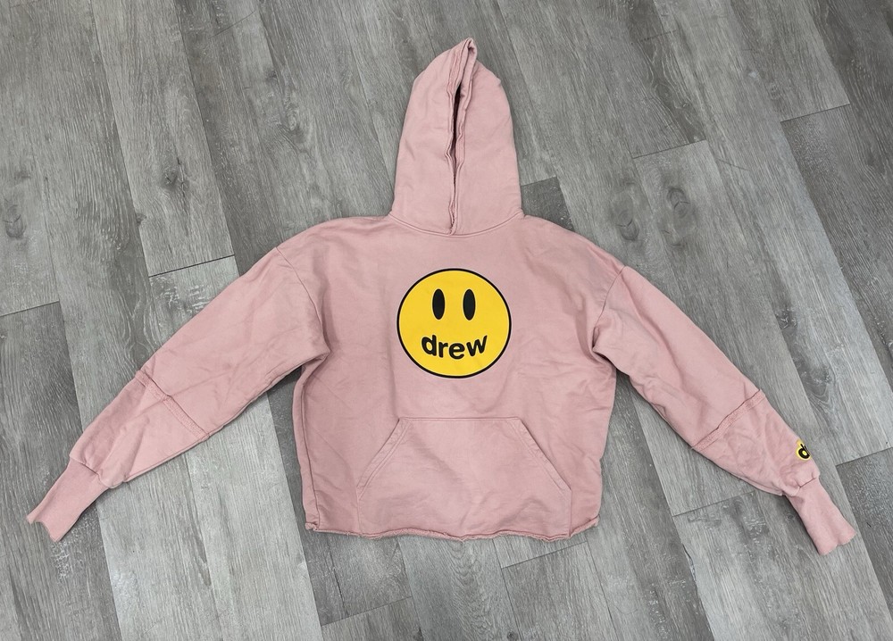 Drew House Justin Bieber Logo Pink Hoodie/Sweatshirt Adult XXS