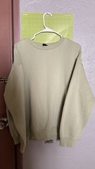 H&M Men’s Green Relaxed Fit Crew Neck Pullover Sweatshirt Size L