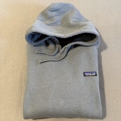 Patagonia Uprisal Hoodie Mens XL Gray Regular Fit Pullover Fleece 39621 Logo