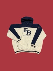 FUBU Sport VTG Y2K Varsity Letter Embroidered Heavy Pullover Hoodie XXL
