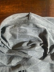 Anetik Mens Hoodie Sun Shirt Performance Stretch Tech Running UPF 30 L Hook Up