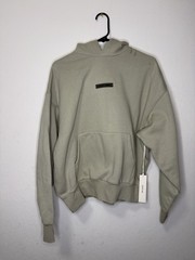 Fear of God Essentials Classic Fit Fleece Hoodie Abbey Stone Small S NWT