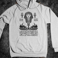 Egyptian Hieroglyphics Hoodie Pharaoh King Tut Nefertiti Egypt Eye Of Horus III