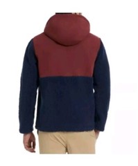 HURLEY Men’s Sherpa Anorak Half Zip Pullover Hoodie, Size Large, Obsidian NWT