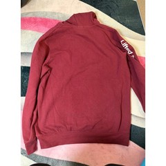 LRG Lifted Research Group Mens Maroon Burgundy Script Logo Pullover Hoodie M