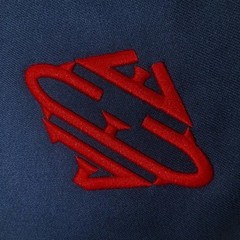 New Y2K Retro Quarterzip Pullover Hoodie JEE Embroidery Pattern Sweatshirt Top