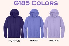 Gildan Adult Heavy Blend 50/50 Blank Pullover Hoodie Hooded Sweatshirt G185