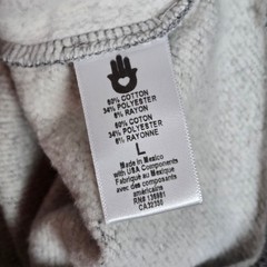 Spiritual Gangster SG Monogram Classic Hoodie Heather Gray L NWT