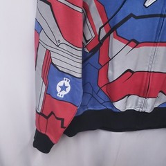 Iron Man 3 Patriot (Marvel Comics) Mens Zip Up Full Face Hoodie Sweatshirt Sz 2X
