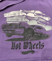 Hot Wheels x Forever 21 Hoodie Mens Small Purple Pullover West Coast Mattel 2021