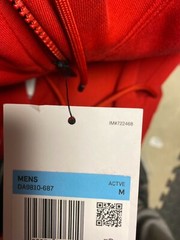 Nike Mens Red Air Jordan Essential DA9810-687 Full Zip Hoodie S M L XL XXL 3XL
