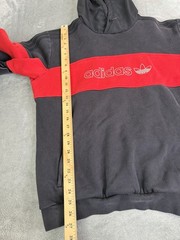 Adidas BX-20 Pullover Hoodie Men’s Size XL Black 3 Stripe