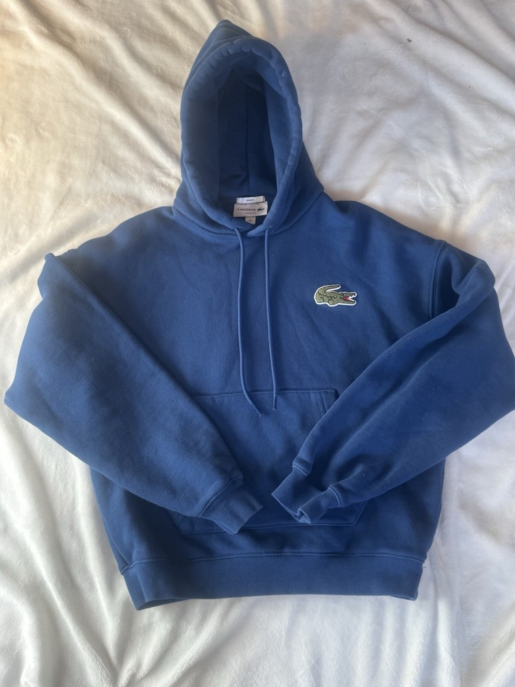 Lacoste Men’s Navy Blue XXS Hoodie Sweatshirt