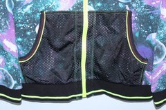 NWT Andrew Christian Men’s Large Multicolor Lightweight Full Zip Hoodie