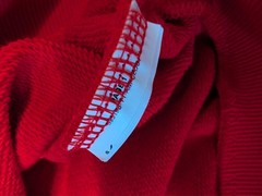 Puma Mens Red Big Logo Classic Fit Crewneck Sweatshirt Medium Long Sleeve