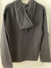 Mexican Baja Black Large 42-44 Hooded Jacket By Molina