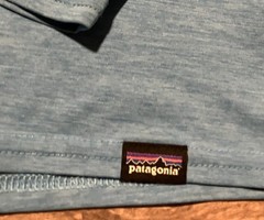 Patagonia Capilene Cool Daily Hoody Men’s Small Blue Lightweight Stretch