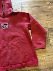 Vintage Y2K Quiksilver Red Hoodie Skate Surf Grunge Size Small