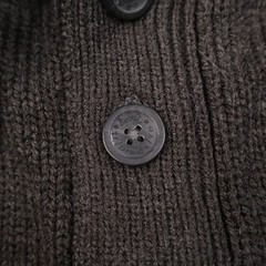 Triple Five Soul Mens Large Henley Knit Hoodie Pullover Sweatshirt Gray