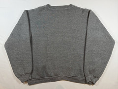 Mens M Gold Tag Russell Sweatshirt Crewneck Cotton Rayon Boxy Vintage Blank Gray