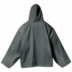 Yeezy x Gap x Balenciaga 12 Sateen Cotton Hoodie in Dark Green Size Large – New
