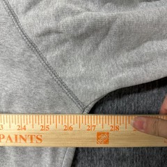 Tommy Jeans Hoodie Mens Size XXL Grey Side Stripe Embroidered Logo Pullover Good
